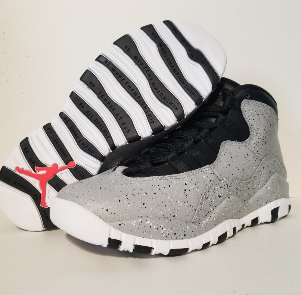 Air Jordan Retro 10 cement SZ 5.5 Y or 7 women